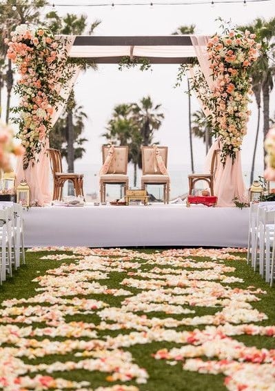 Pastel Clouds for Hindu Wedding Mandap Decoration