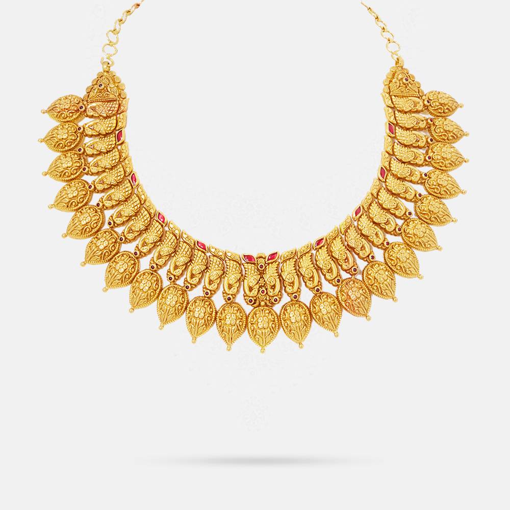 Bridal Ruby Necklace Lalitha Jewellery