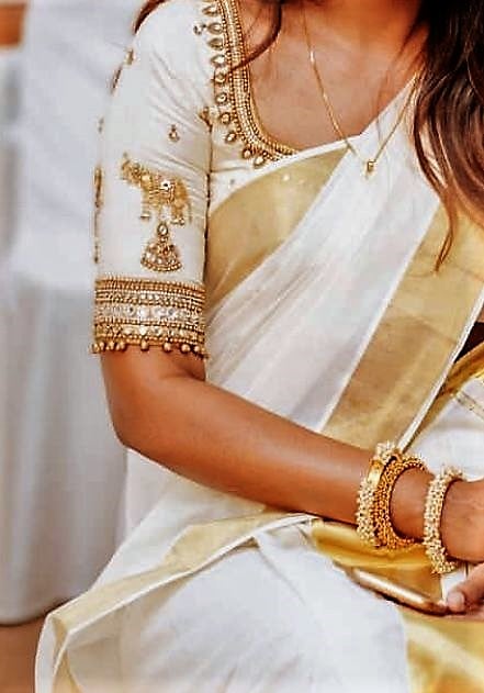 The Sleeveless Kerala Bridal Blouse Designs