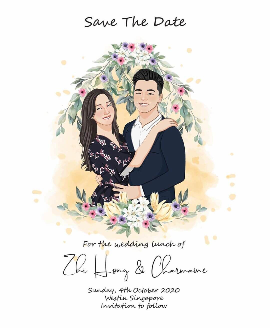 The Comic Strip Engagement Invitation Card Idea