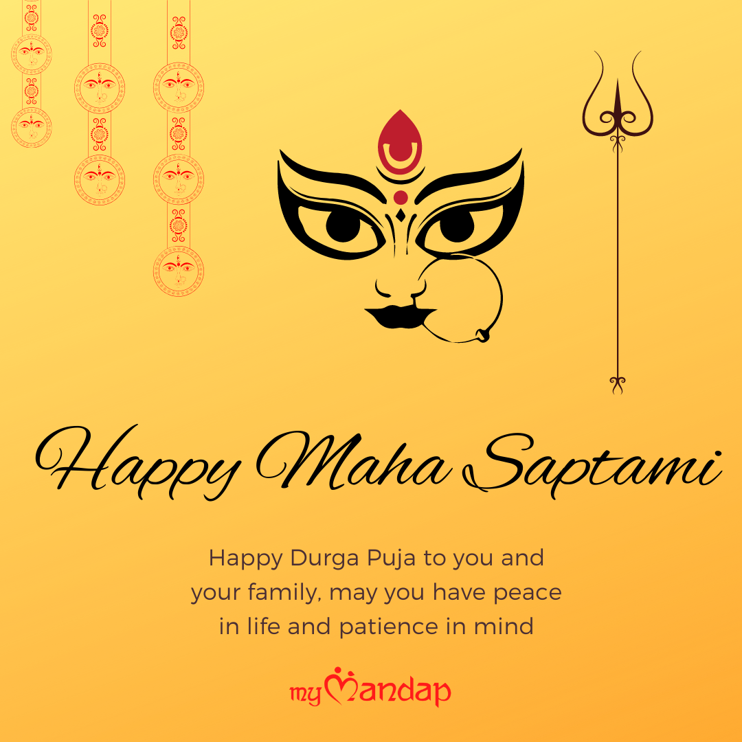 Maha Sapatami Durga Puja Wishes