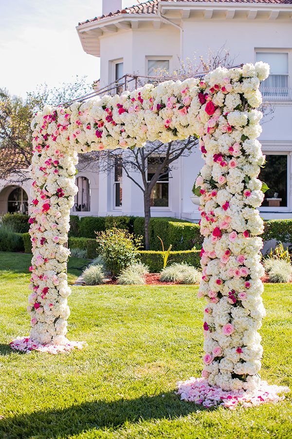 Bengali Wedding Flower Gate Decoration