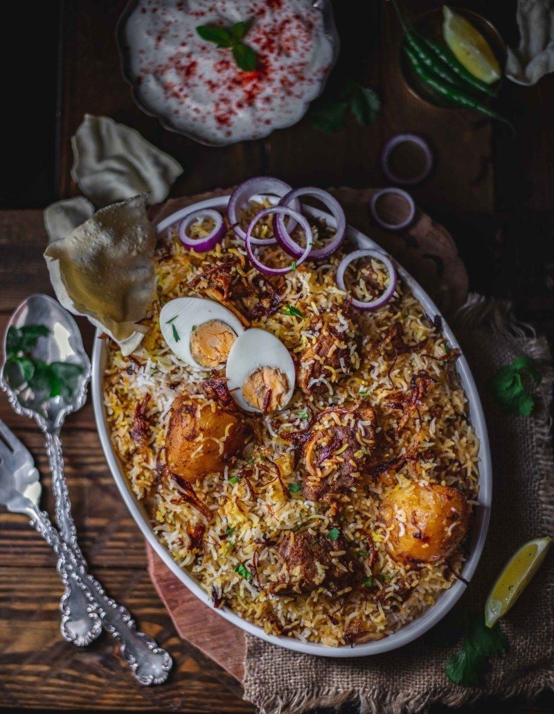 Biryani a Classic in the Biye Barir Menu