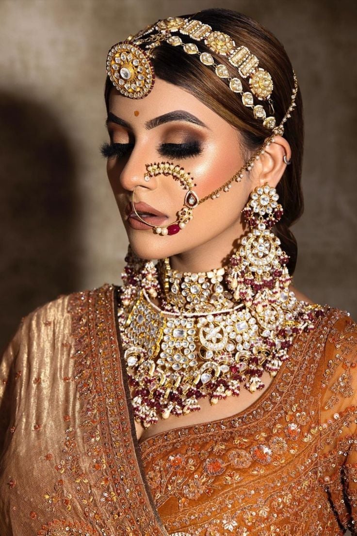 Rajasthani Red Nose Rings