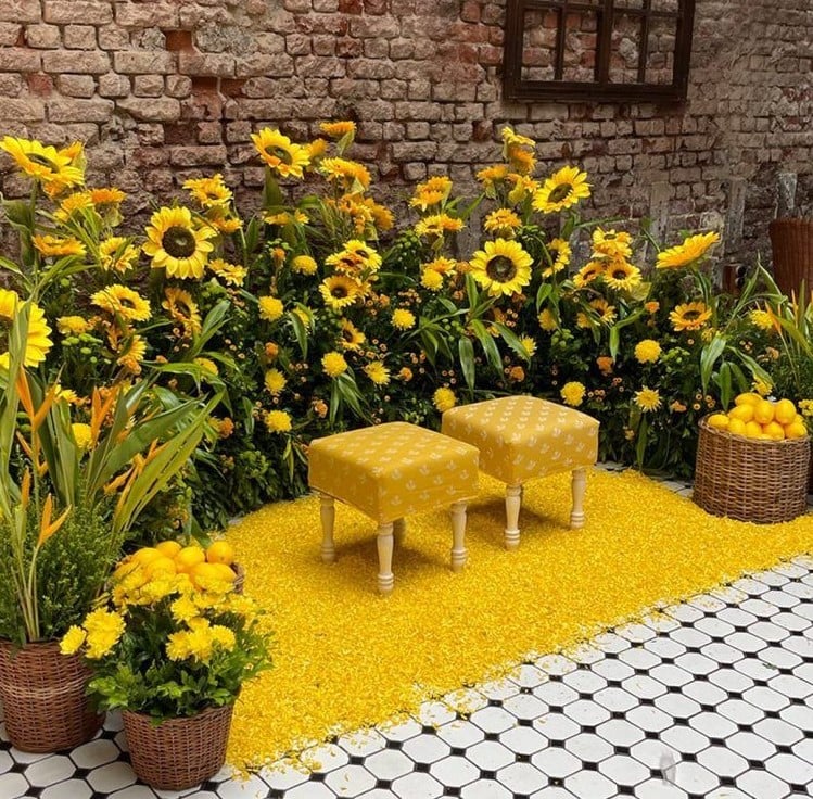 Sunflower Garden Wedding Home Decorations