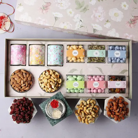 Dry Fruit Kit Bhai Phota Gifts for Brothers from Sisters