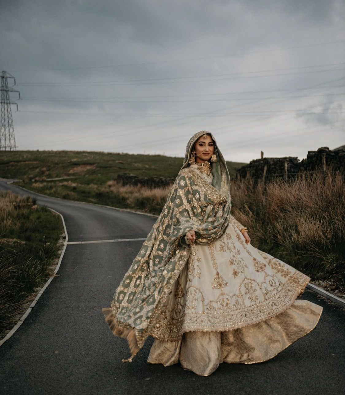 Anarkali Suit with Gharara Style