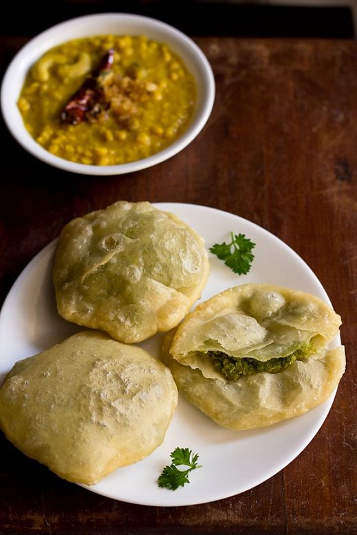 Green Kachori for Biye Barir Menu