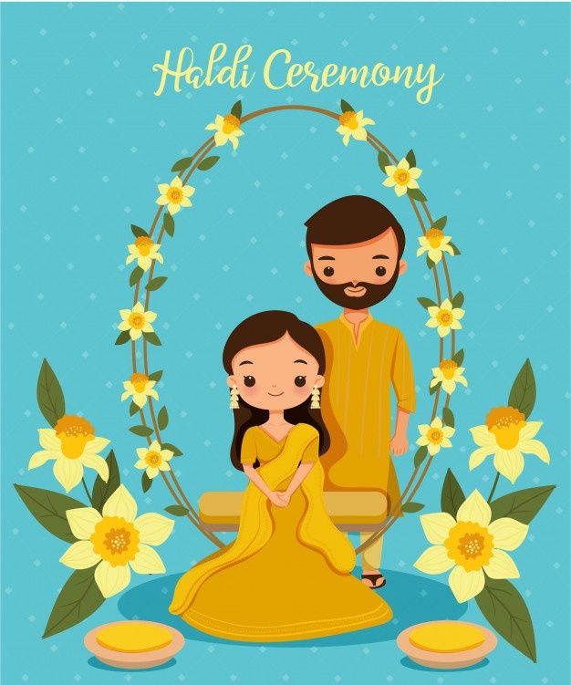 Haldi Ceremony Wedding Invitation Card Design
