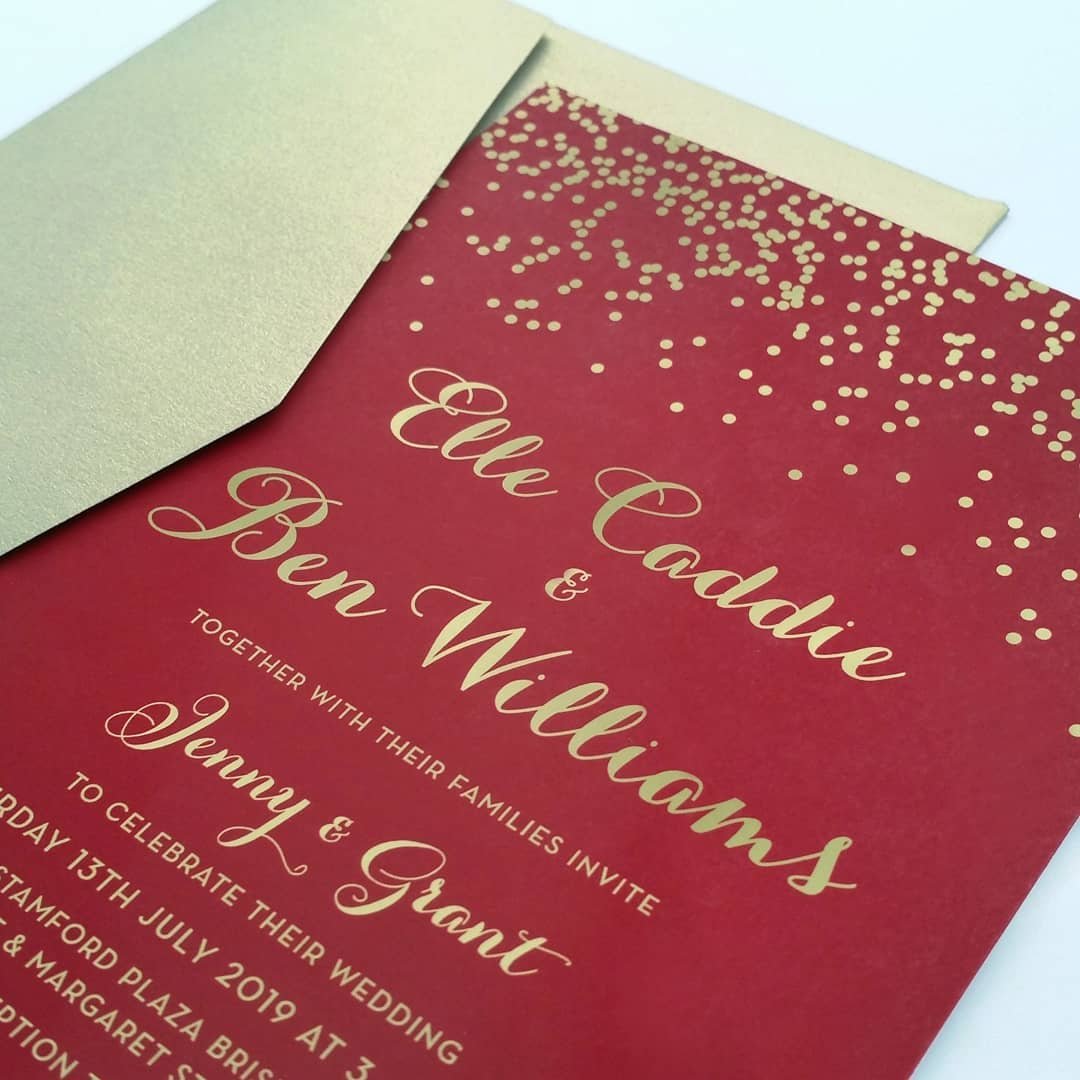 Confetti Wedding Invitations