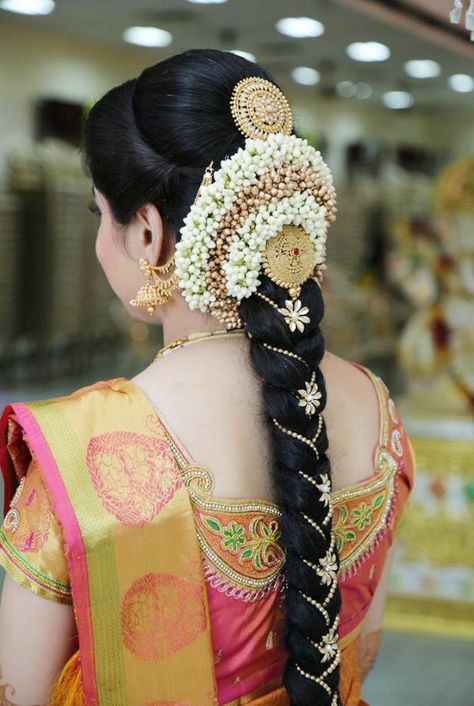 ‘Bella’ Strings for Kerala Bridal Hairstyle Backside