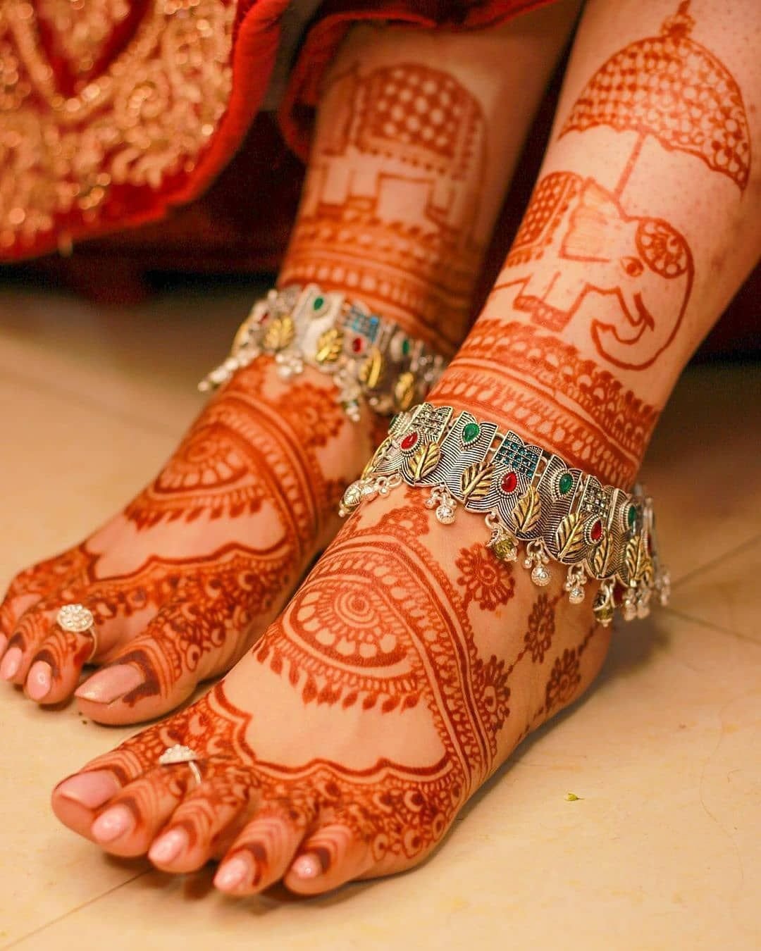 Silver Bridal Payal Designs