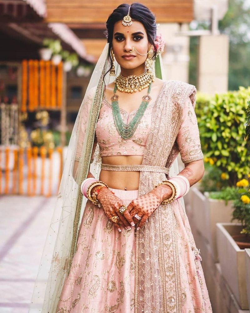 Why a Royal Peach Colour Bridal Lehenga