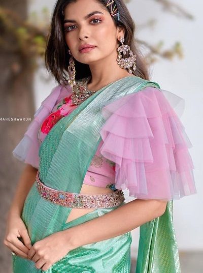 Frill Sleeves Blouse