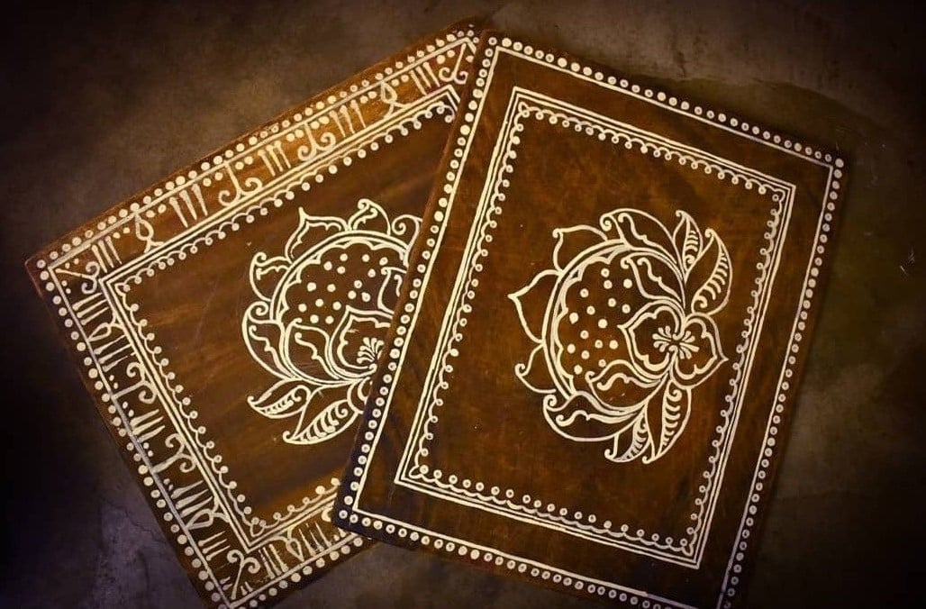 Alpona for Biyer Piri Design