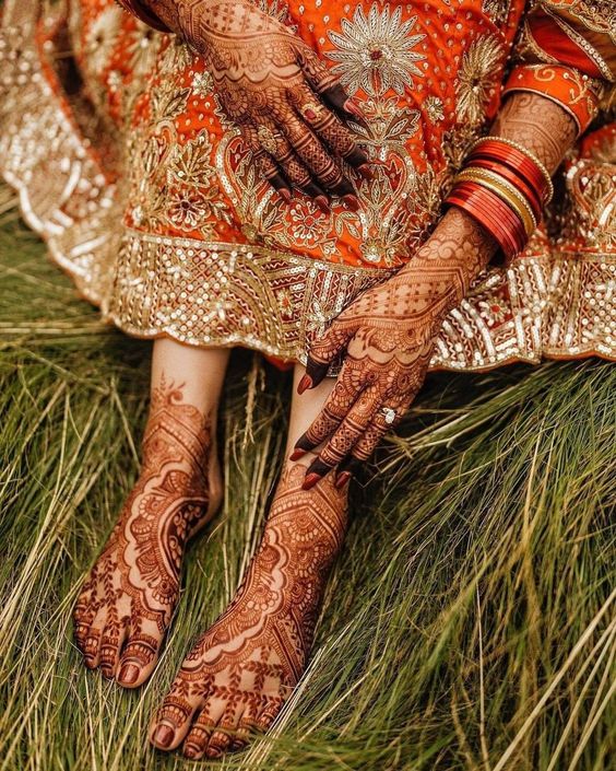 Karwa Chauth Mehendi Design for Foot