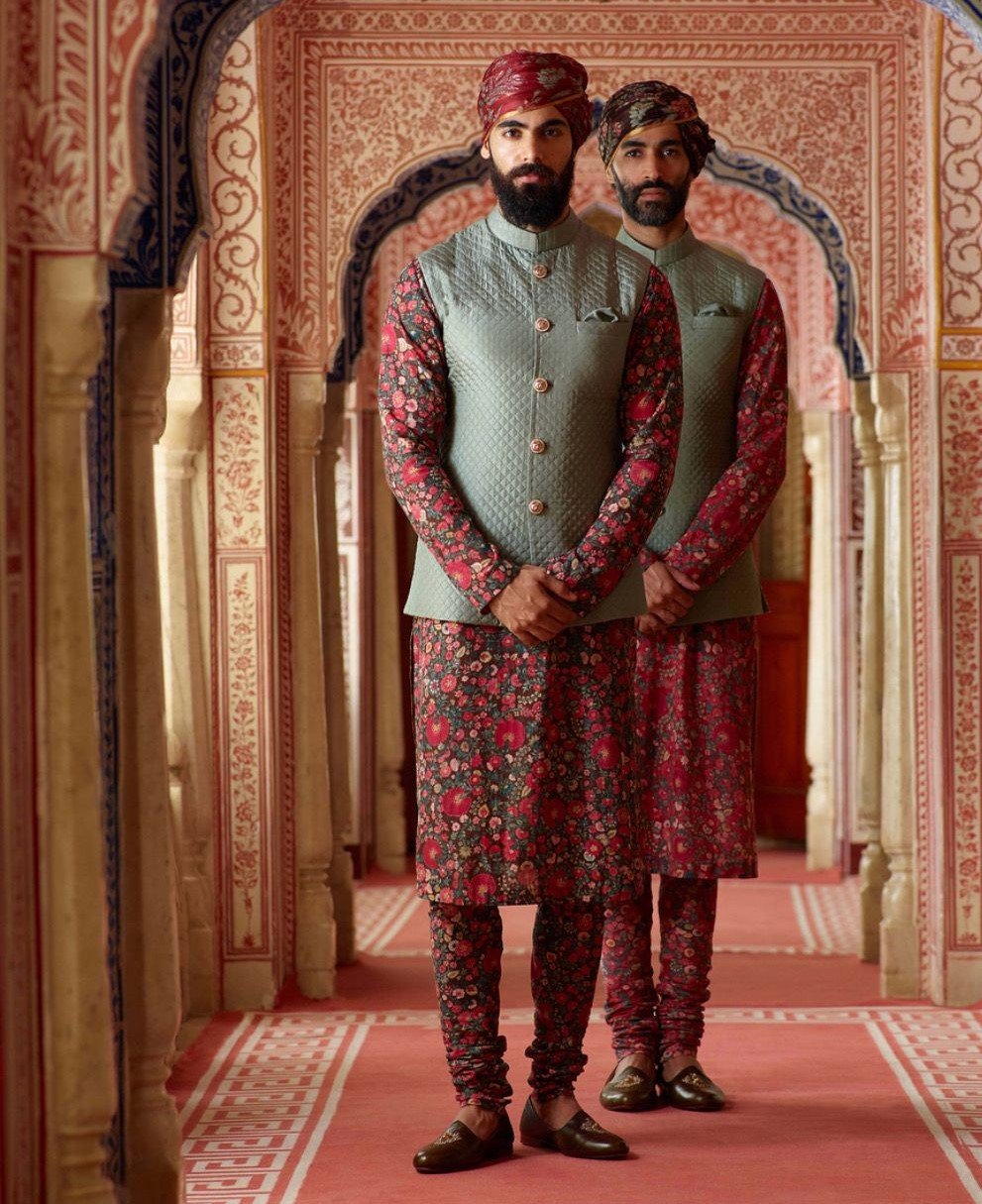 Floral Embroidery Sabyasachi Sherwani