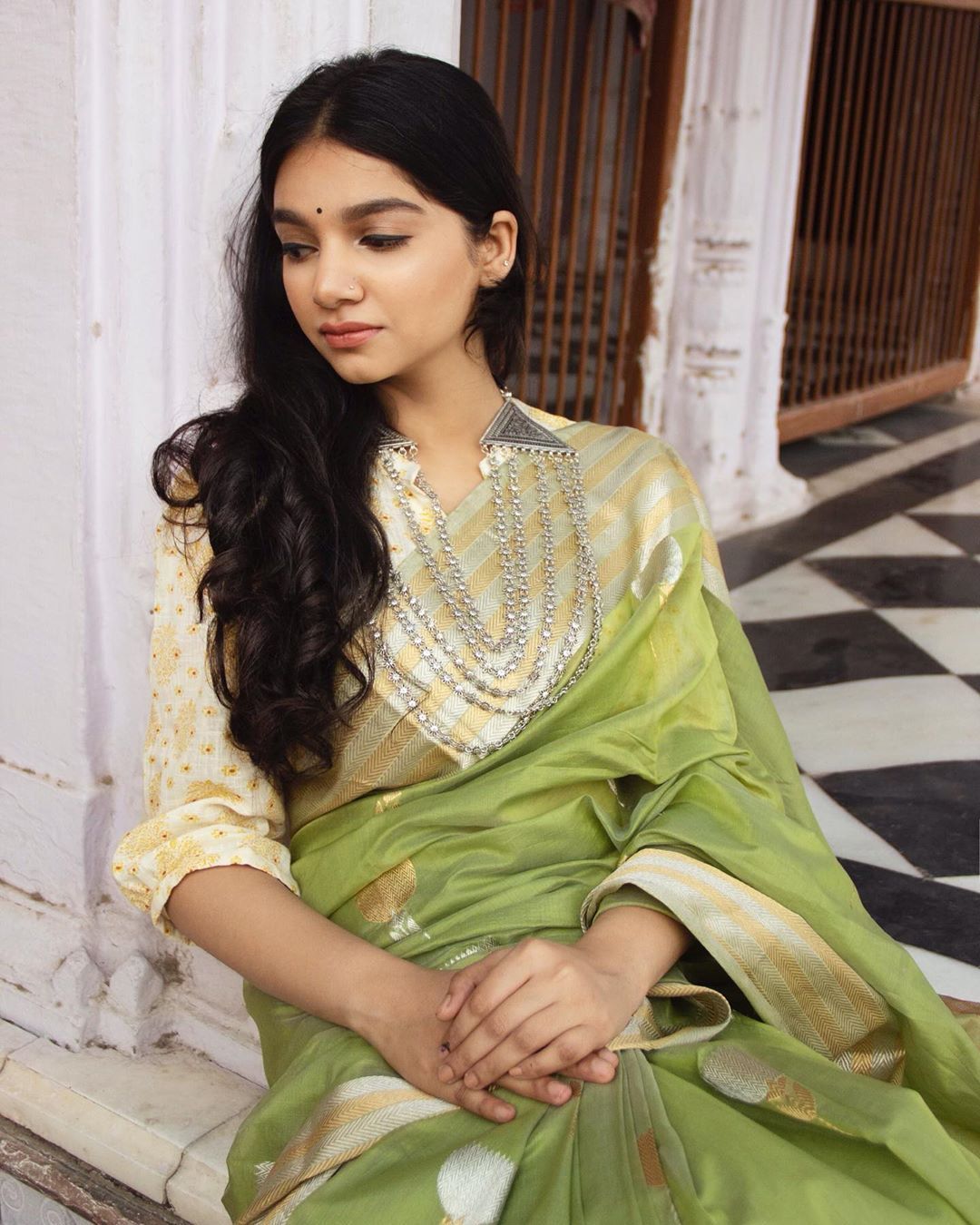 The Green Banarasi Dupatta