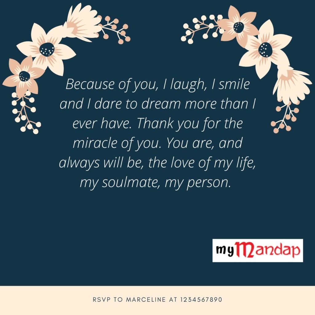 Deep & Detailed Wedding Invitation Quotes