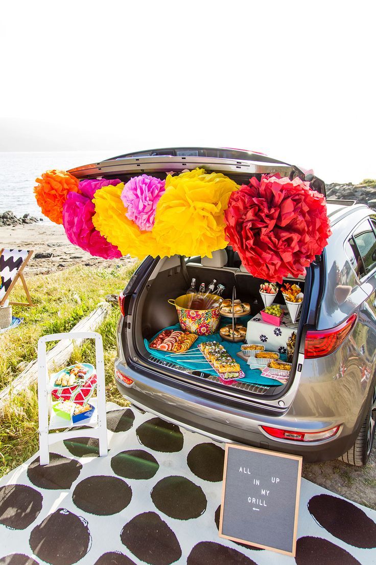 Mediterranean Layout Car Decoration for Birthday