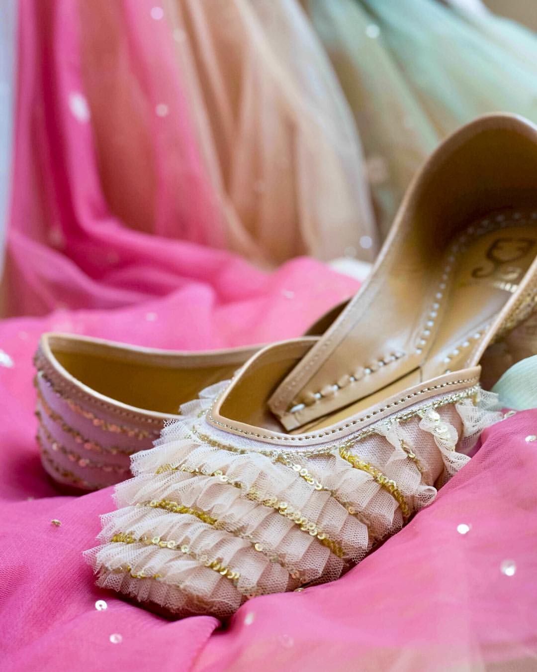 Tulle Net Bridal Jutti