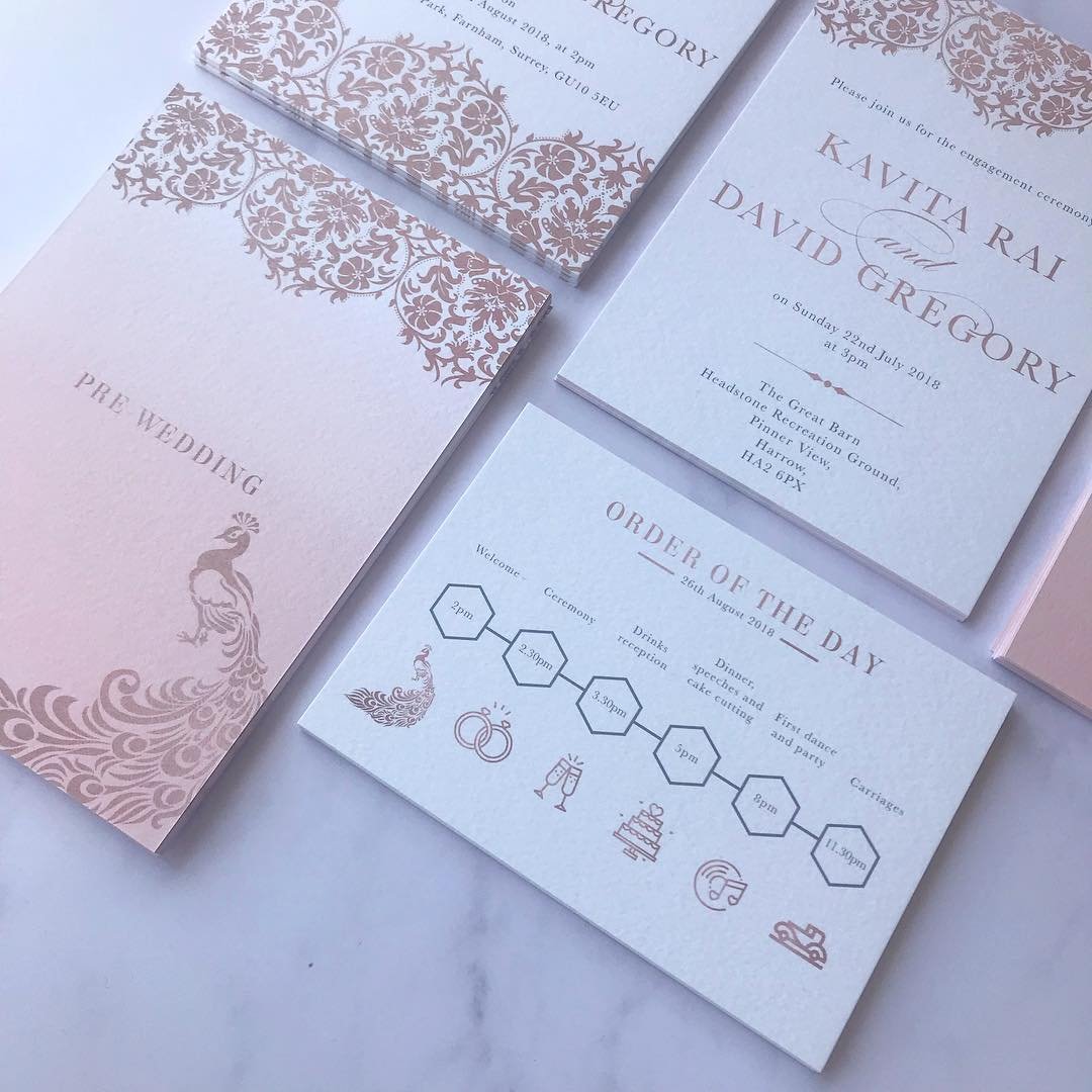 Detailed Wedding Invitation