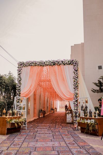 Rectangular Modern Wedding Stage Decoration
