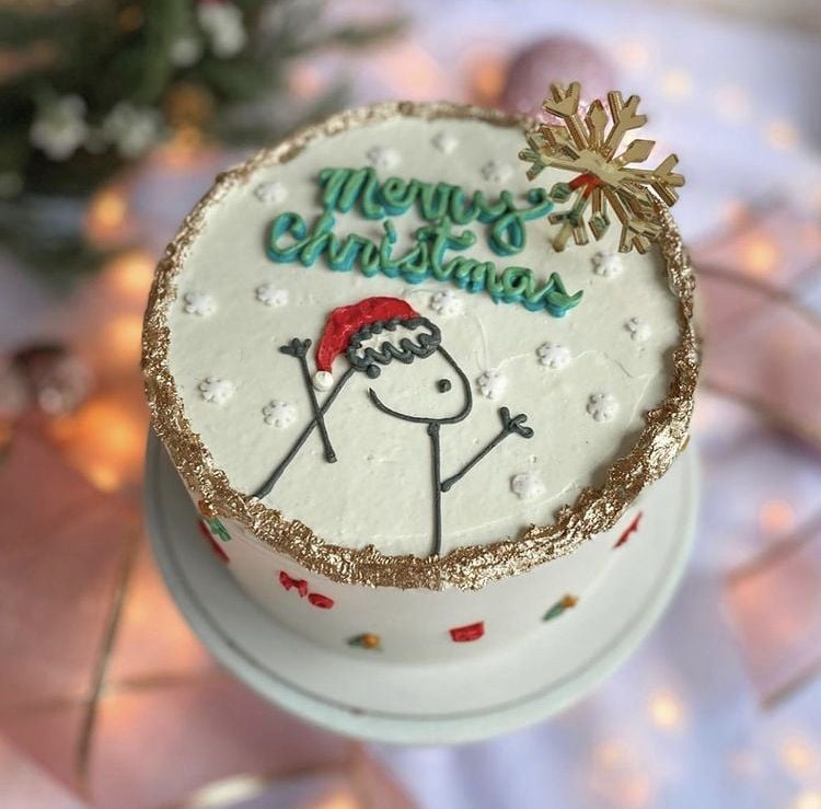 Meme Christmas Cake Design