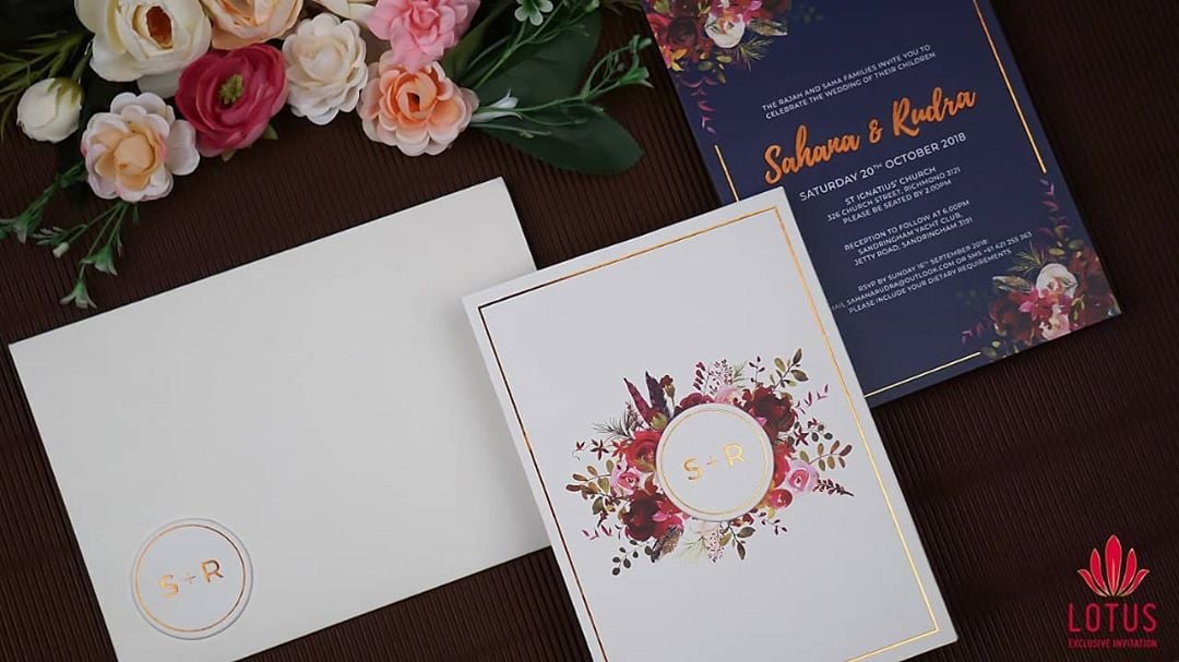 Detailed Wedding Invitation