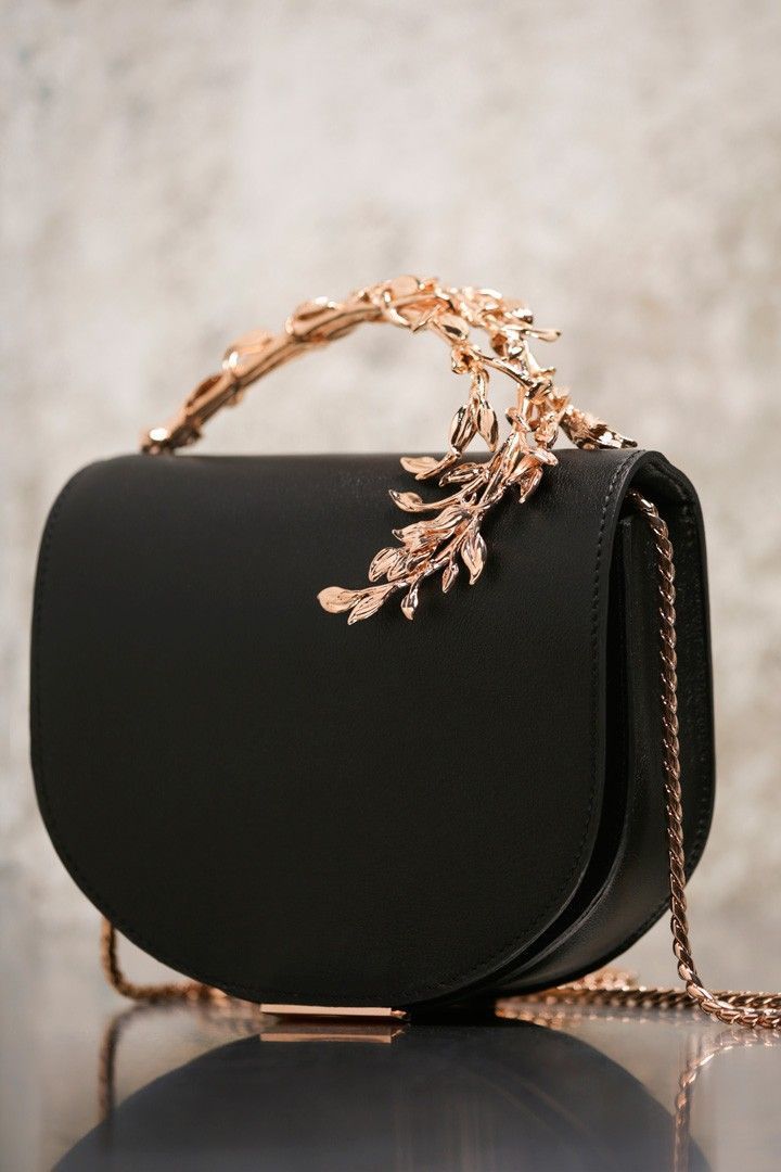 Golden Handle Sling Handbags for Women