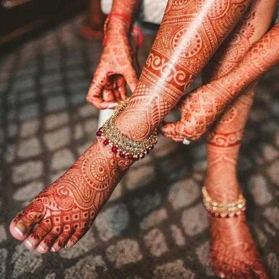 Royal Mehendi for Foot