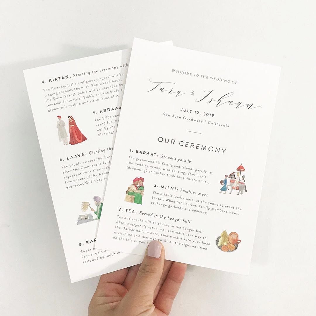 Detailed Wedding Invitation