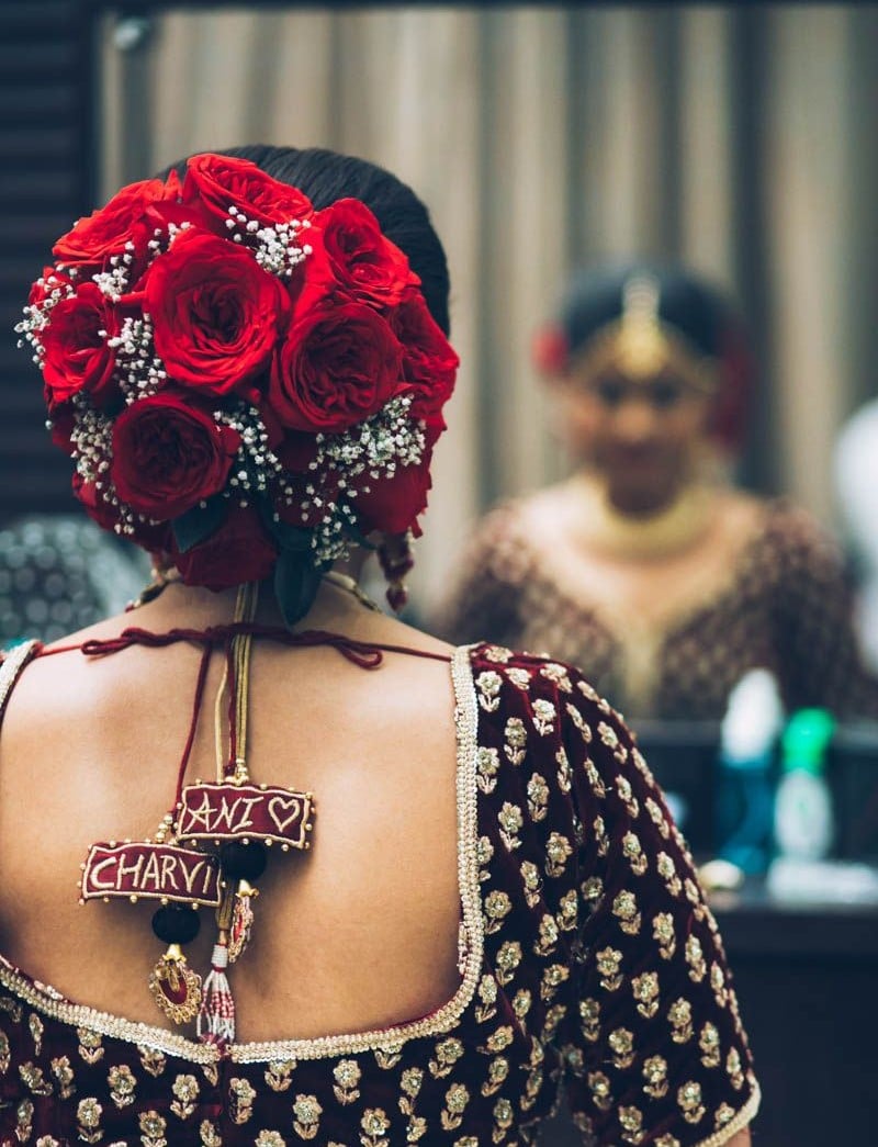 Blouse Bridal Lehenga Latkan with Name