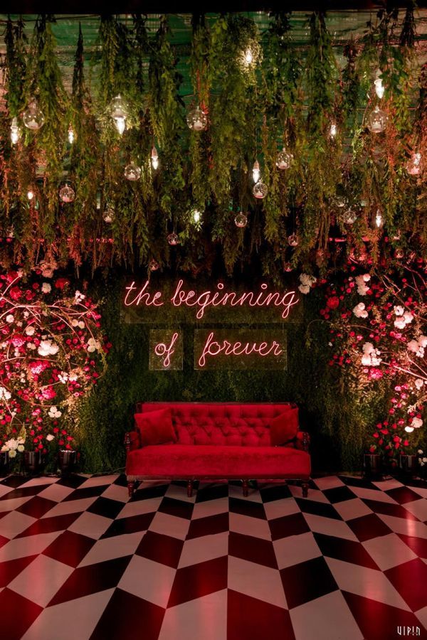 ‘The beginning of Forever’ Engagement Stage Decoration
