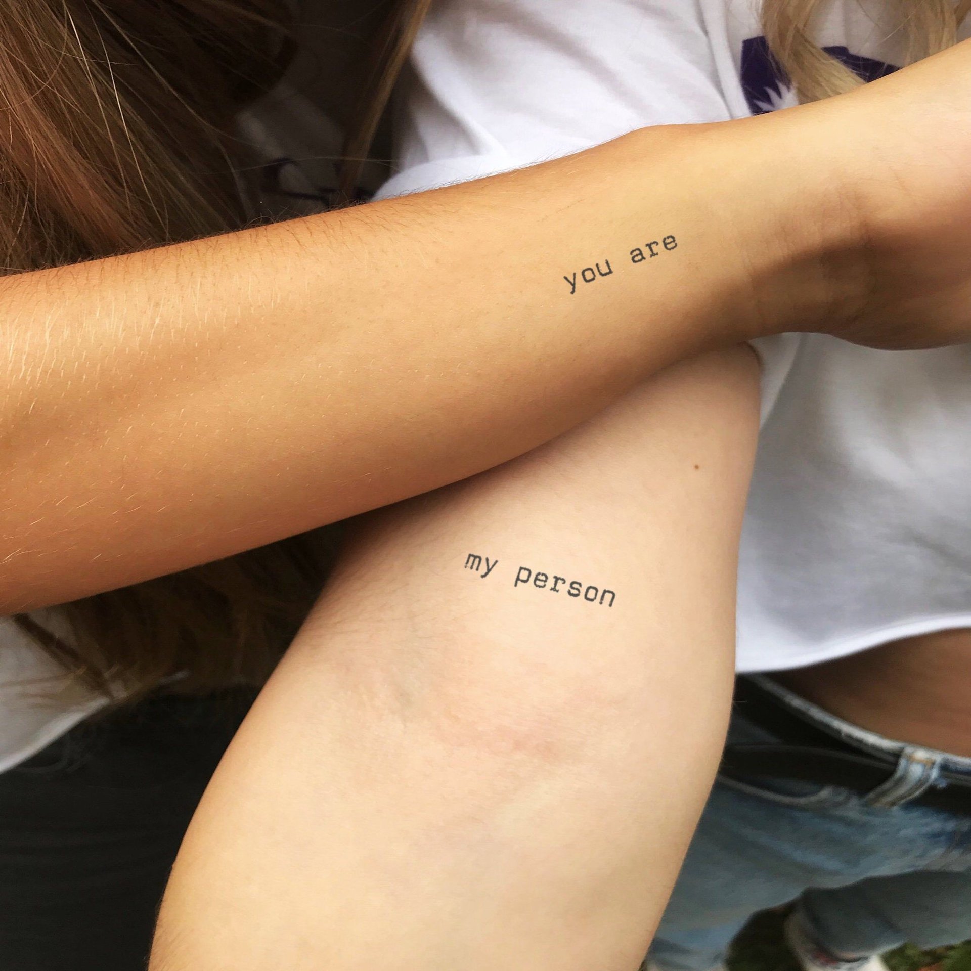 ‘You are my Person’ Couples Tattoos