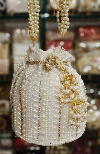 Pearly Bridal Potli Bags