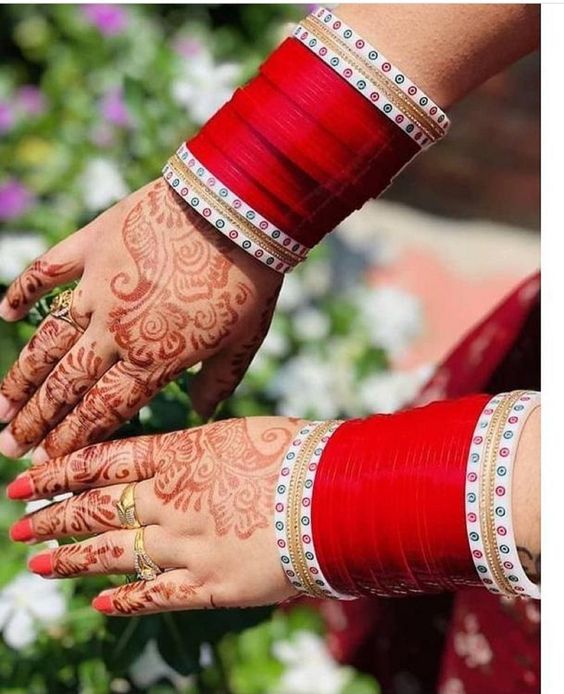 Red Bangles for Bridal Jewellery Tradition