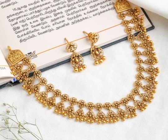 Bridal Chik Necklace by Senco Gold