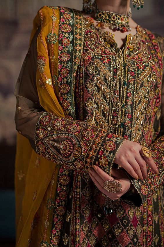 Zari Embroidery Kurta Kameez for Party wear