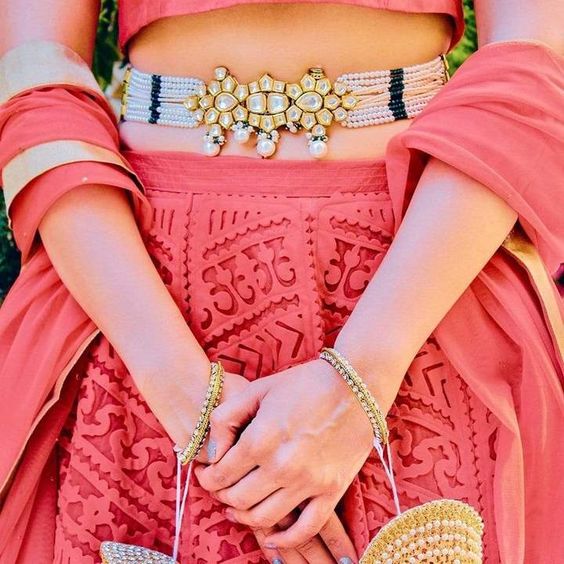 ‘Kamarband’ in Pearl Jewellery