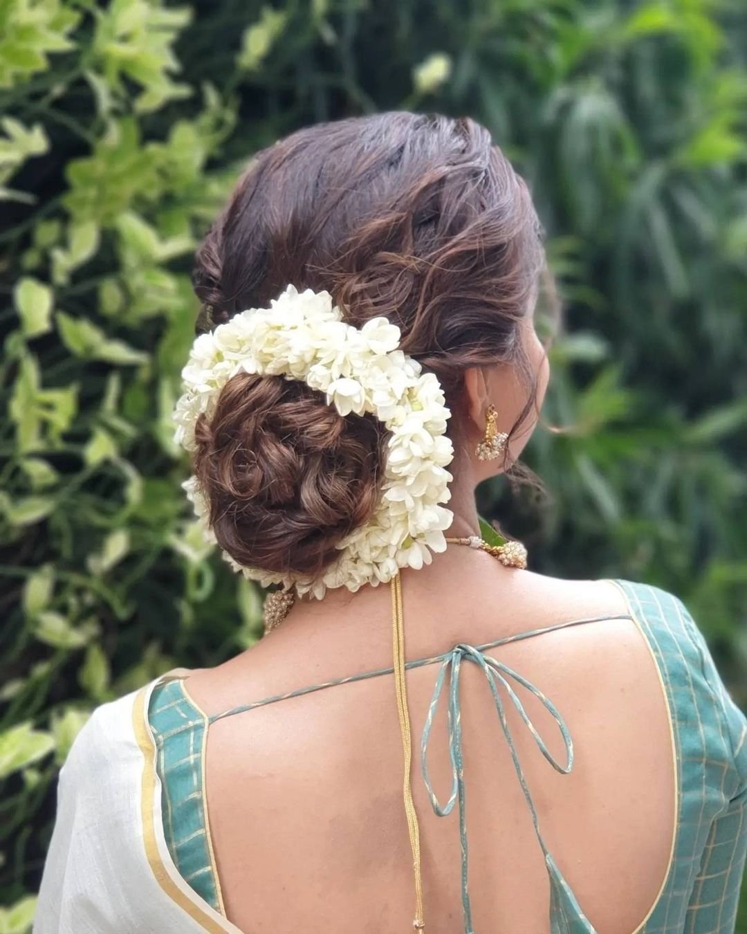 The Hanging Mogra Gajra Hairstyle