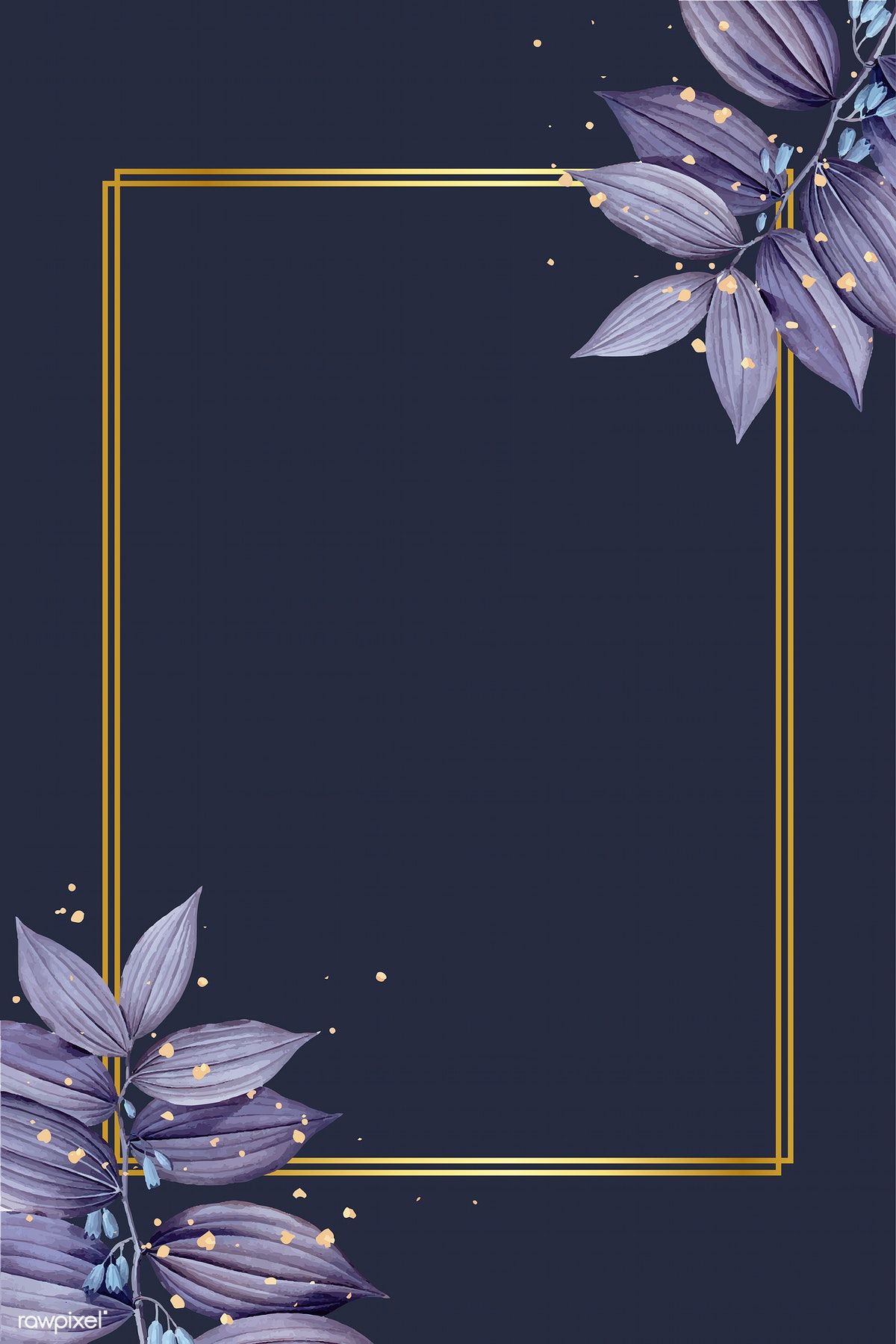 Classy Night Blue Royal Invitation card background