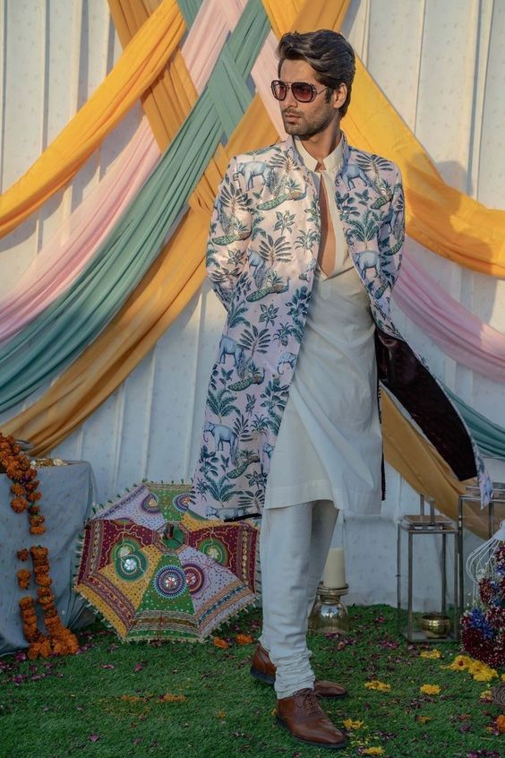 Kurta Pajama with Jacket for Wedding Collection