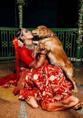 ‘Pawsome’ Bengali Bridal Photoshoot Poses