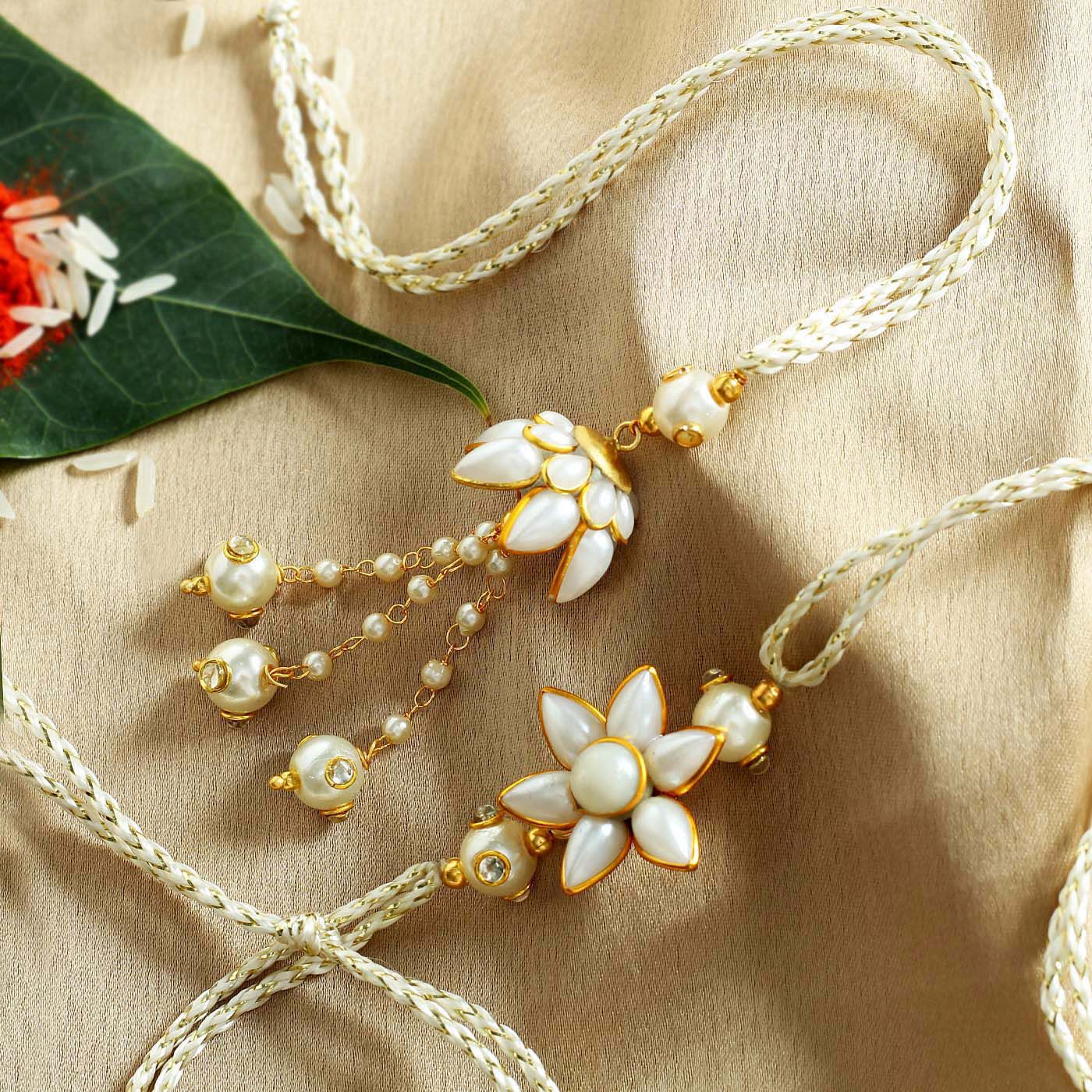 Bhaiya & Bhabi Rakhi making
