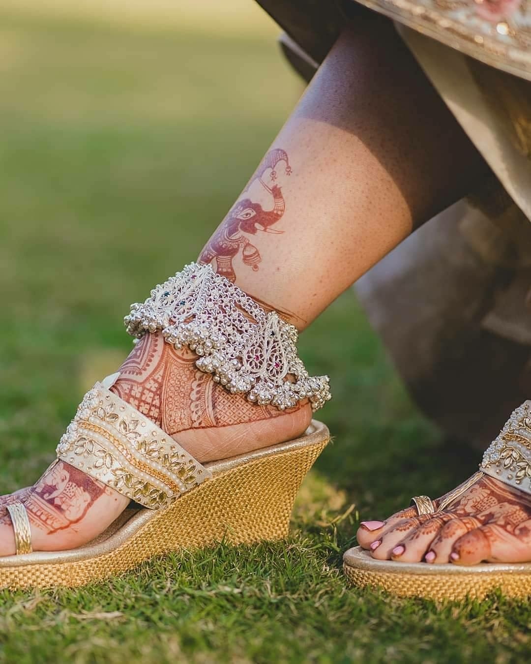 Sterling Silver Bridal Anklets