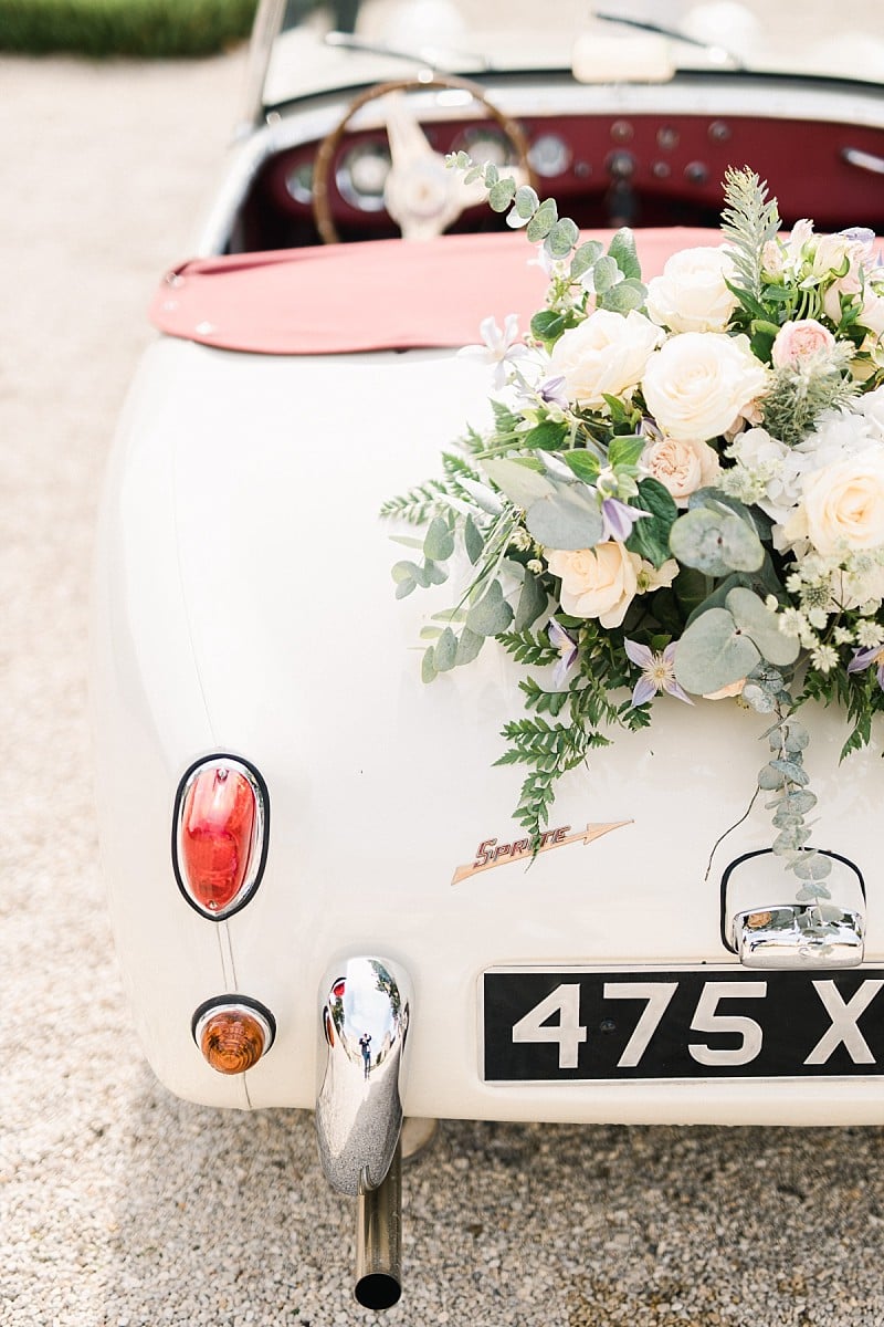 Wedding car decoration