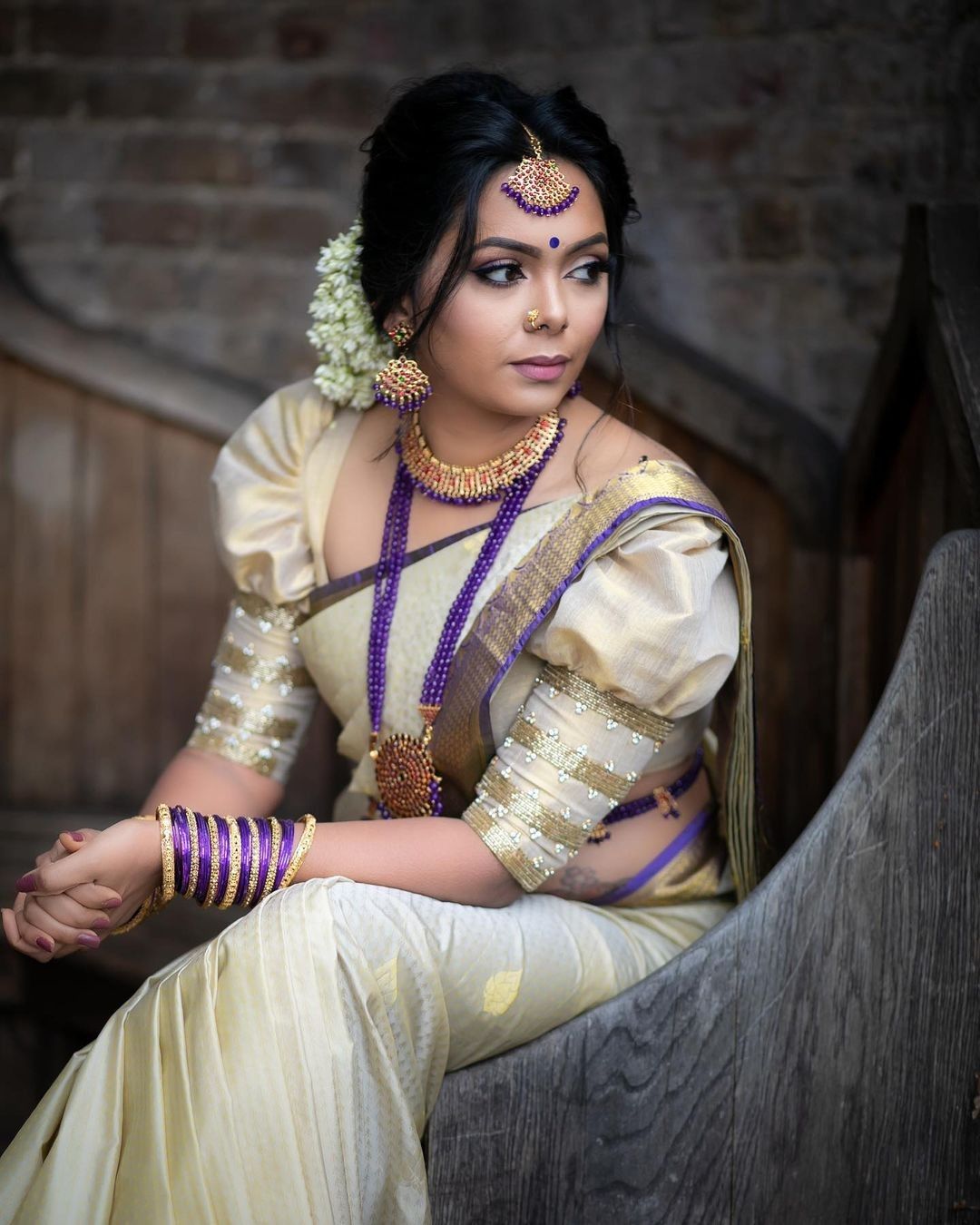 The Latkan Deep Neck Kerala Bridal Blouse Designs