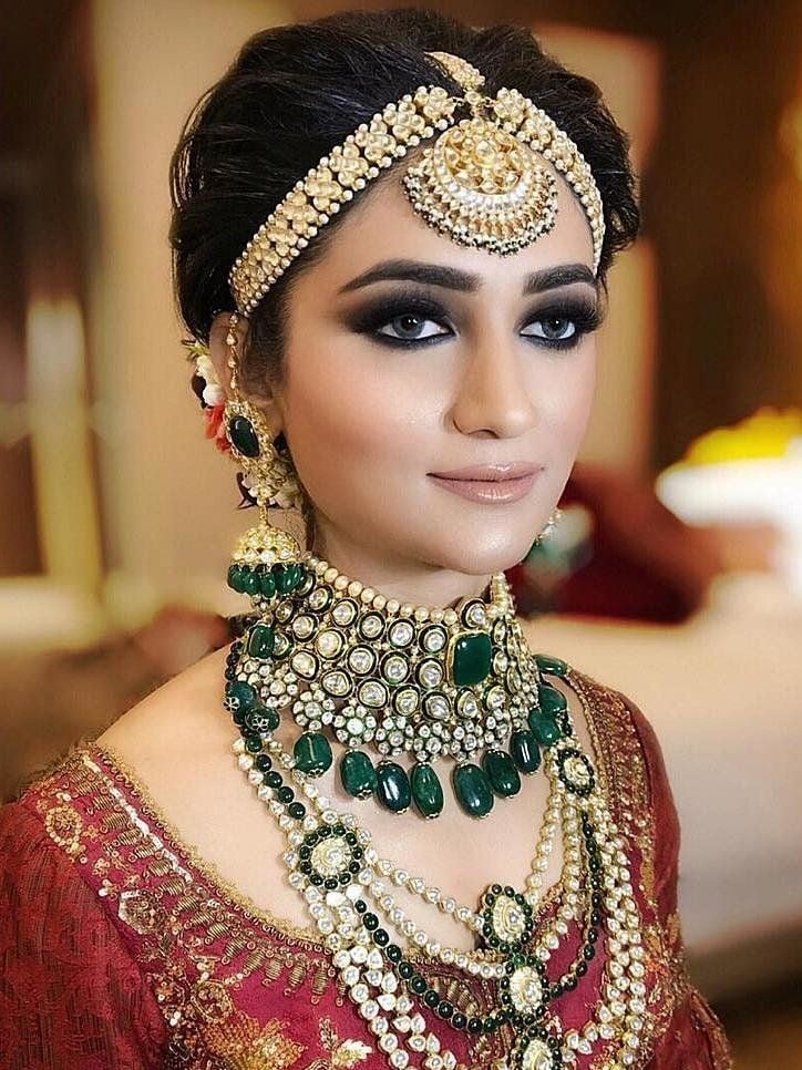 The Millennial Green Bridal jewellery