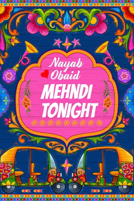 Indian Drama Wedding Invitation Card Design